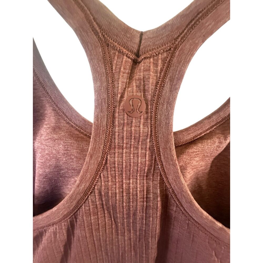 Lululemon Ebb to Street Tank Top Size 6 Ancient Copper Built In Bra - Picture 5 of 8